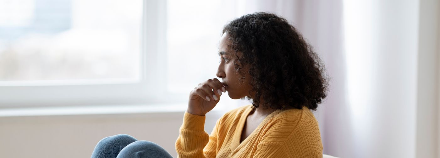 A woman wondering if she has depression at The Counseling Center at Clark