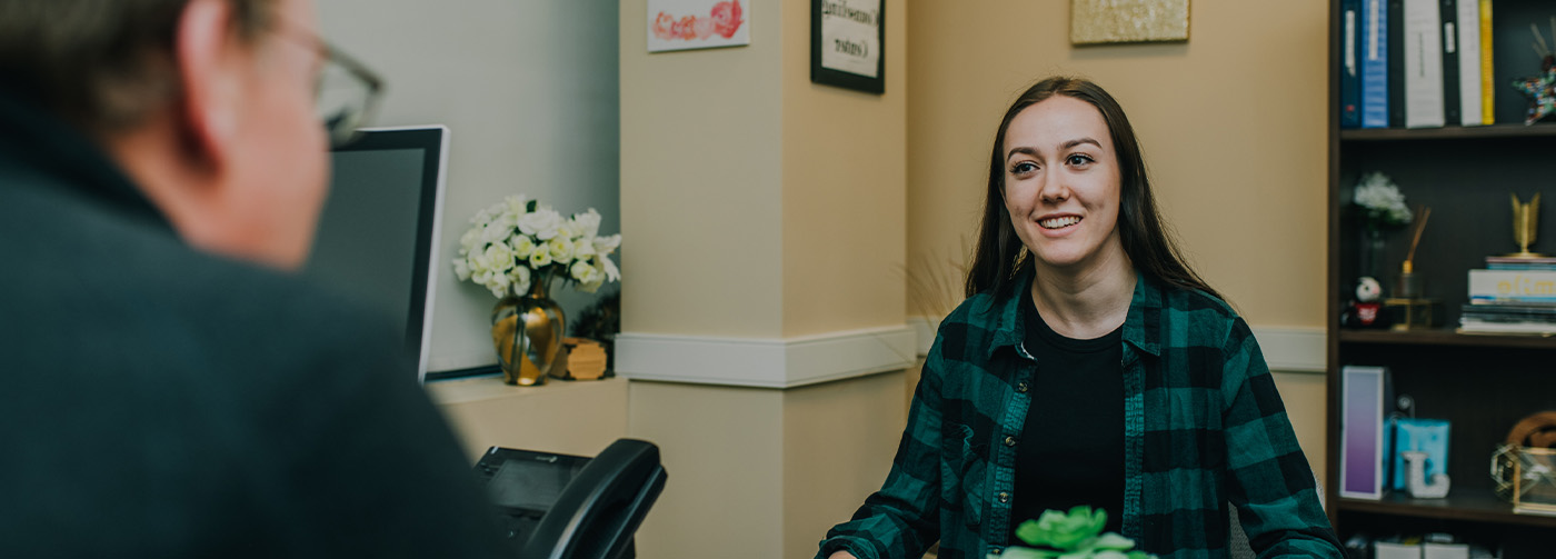 Person getting personalized drug and alcohol therapy at The Counseling Center near Clark